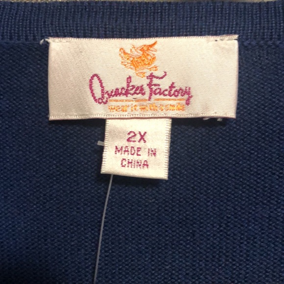 Christmas sweater size 2X NWOT - Picture 5 of 8